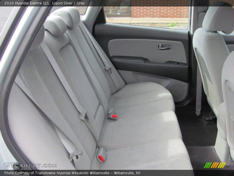 Liquid Silver / Gray 2010 Hyundai Elantra GLS