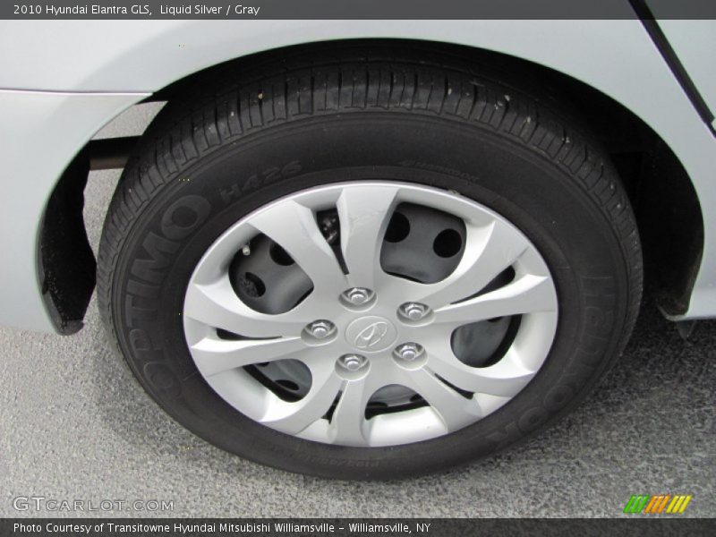 Liquid Silver / Gray 2010 Hyundai Elantra GLS