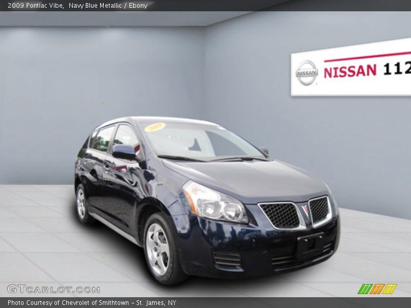 Navy Blue Metallic / Ebony 2009 Pontiac Vibe