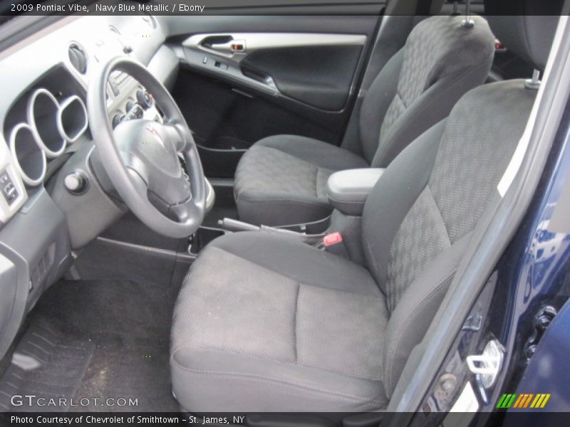 Navy Blue Metallic / Ebony 2009 Pontiac Vibe