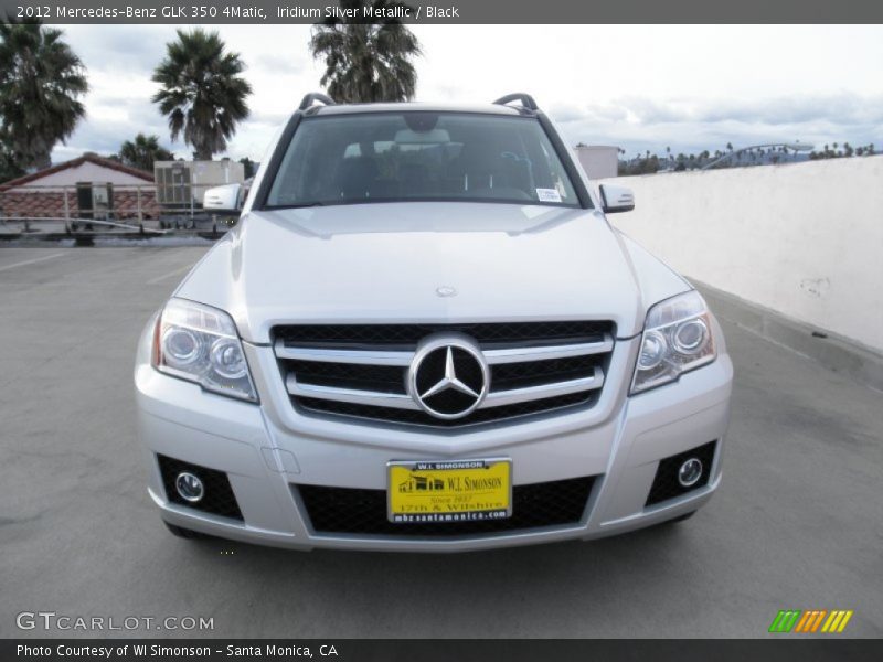 Iridium Silver Metallic / Black 2012 Mercedes-Benz GLK 350 4Matic