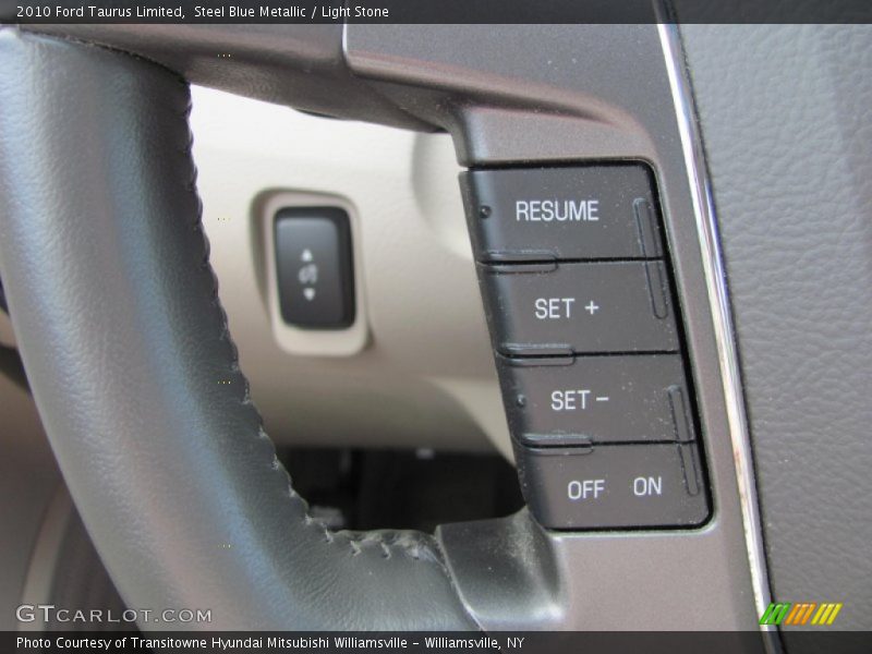 Steel Blue Metallic / Light Stone 2010 Ford Taurus Limited