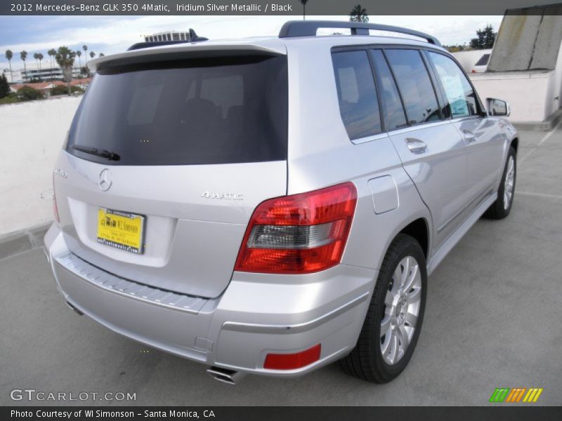 Iridium Silver Metallic / Black 2012 Mercedes-Benz GLK 350 4Matic