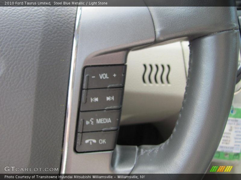 Steel Blue Metallic / Light Stone 2010 Ford Taurus Limited