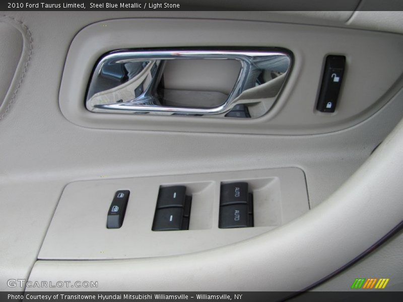 Steel Blue Metallic / Light Stone 2010 Ford Taurus Limited