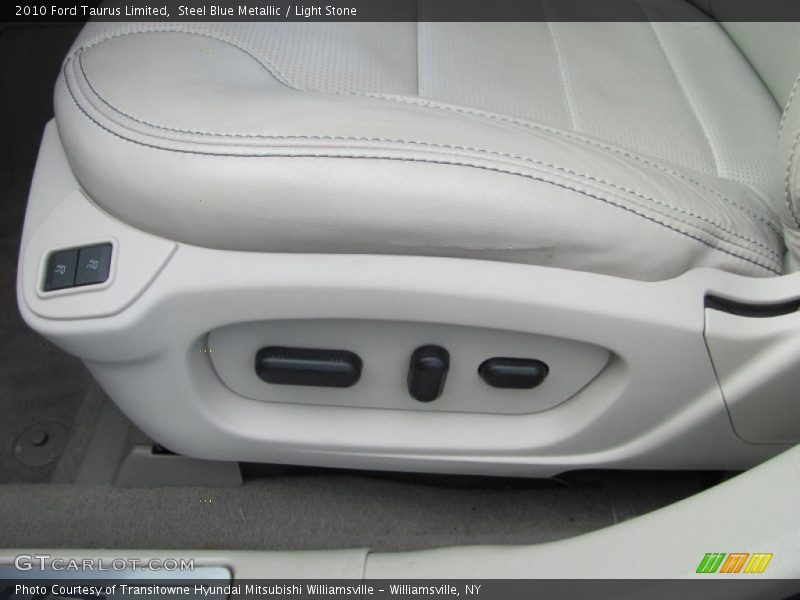 Steel Blue Metallic / Light Stone 2010 Ford Taurus Limited