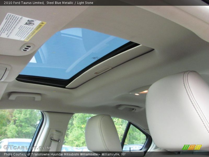 Steel Blue Metallic / Light Stone 2010 Ford Taurus Limited