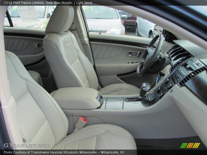 Steel Blue Metallic / Light Stone 2010 Ford Taurus Limited