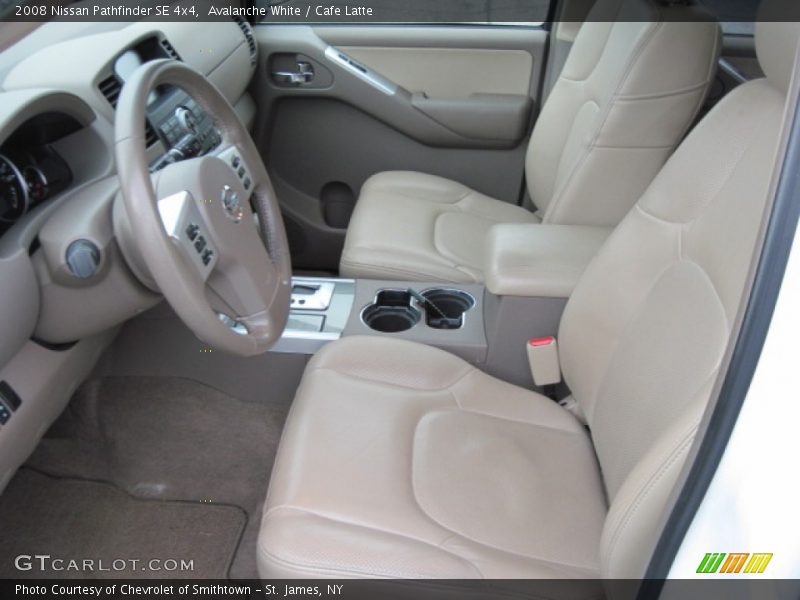 Avalanche White / Cafe Latte 2008 Nissan Pathfinder SE 4x4