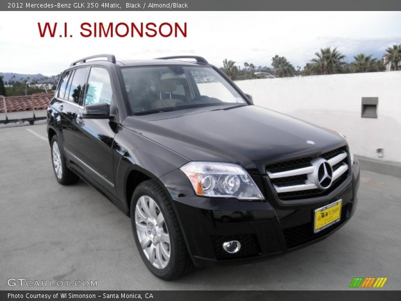 Black / Almond/Black 2012 Mercedes-Benz GLK 350 4Matic