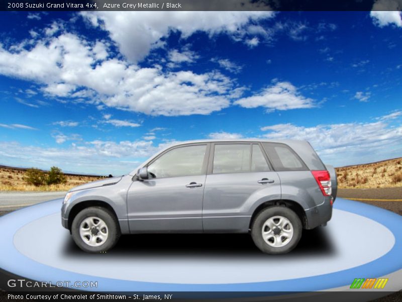 Azure Grey Metallic / Black 2008 Suzuki Grand Vitara 4x4