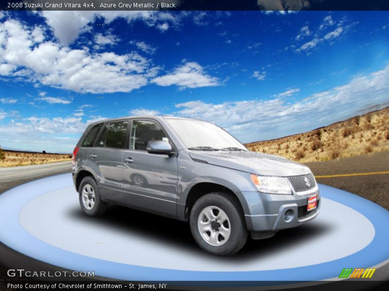 Azure Grey Metallic / Black 2008 Suzuki Grand Vitara 4x4