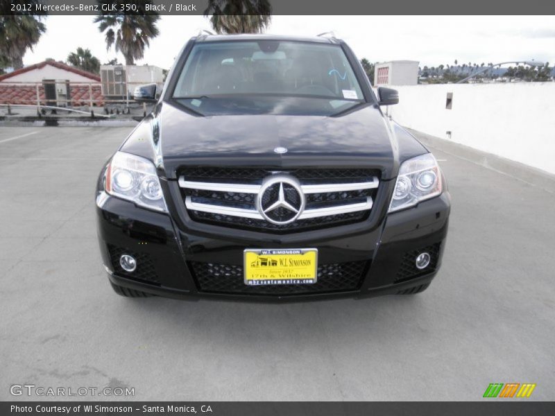 Black / Black 2012 Mercedes-Benz GLK 350