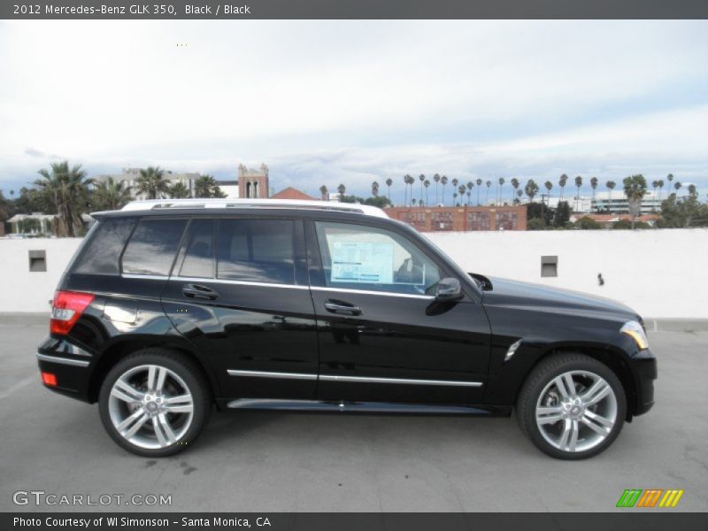Black / Black 2012 Mercedes-Benz GLK 350