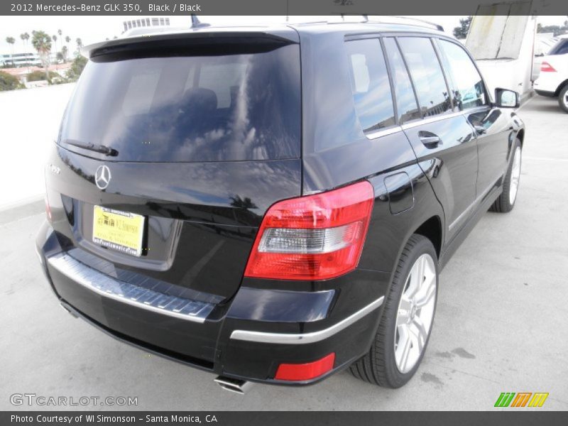 Black / Black 2012 Mercedes-Benz GLK 350