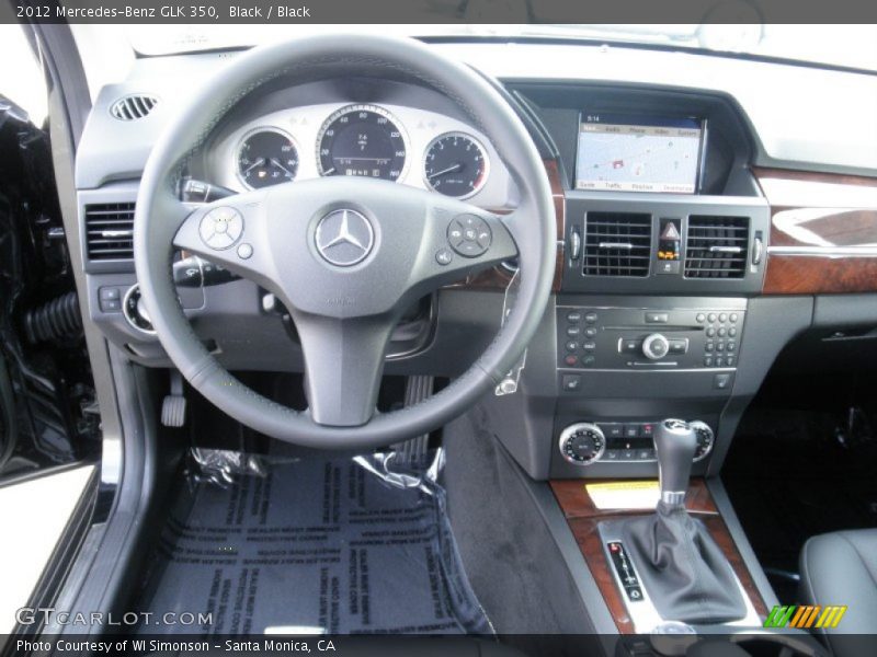 Black / Black 2012 Mercedes-Benz GLK 350