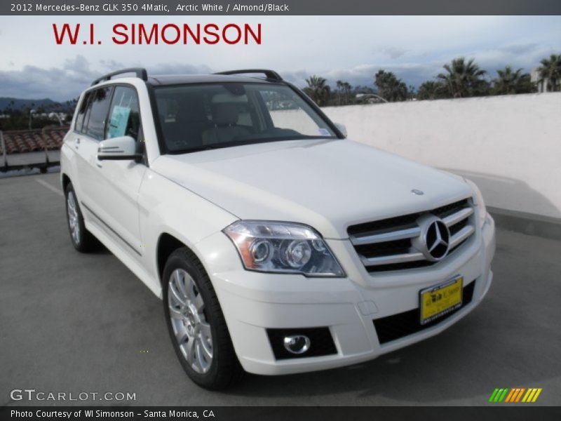 Arctic White / Almond/Black 2012 Mercedes-Benz GLK 350 4Matic