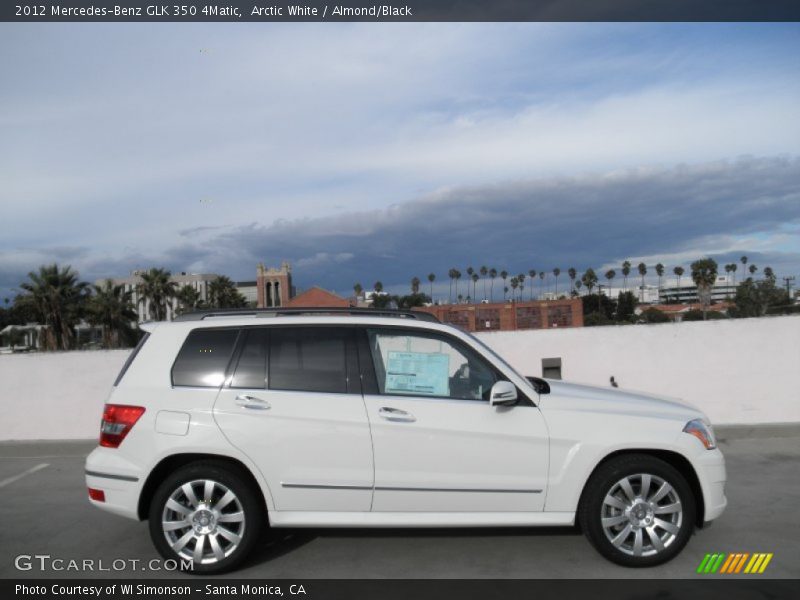 Arctic White / Almond/Black 2012 Mercedes-Benz GLK 350 4Matic