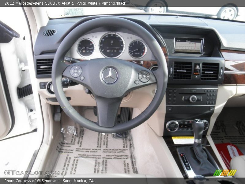 Arctic White / Almond/Black 2012 Mercedes-Benz GLK 350 4Matic