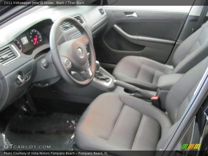 Black / Titan Black 2011 Volkswagen Jetta SE Sedan