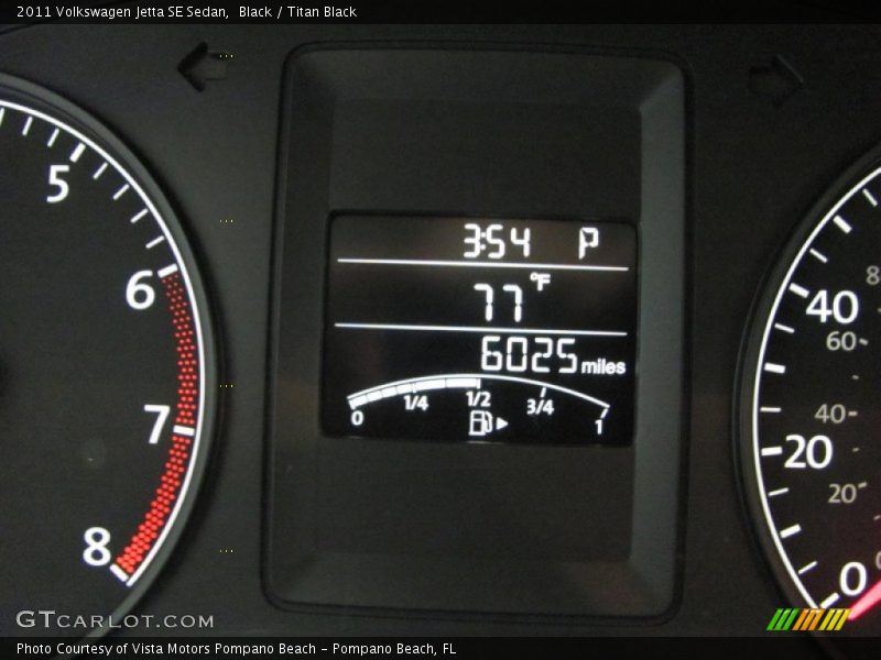 Black / Titan Black 2011 Volkswagen Jetta SE Sedan