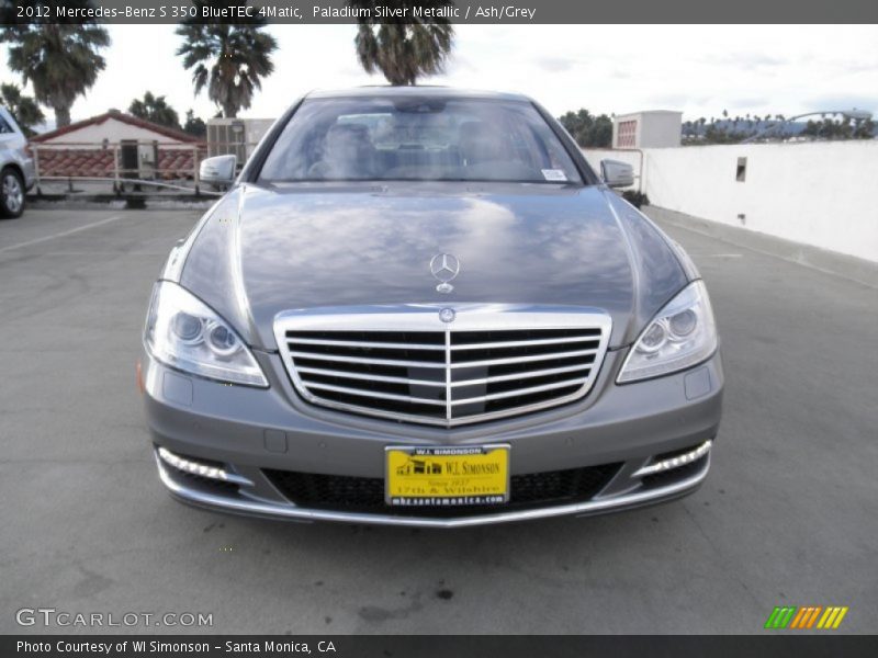 Paladium Silver Metallic / Ash/Grey 2012 Mercedes-Benz S 350 BlueTEC 4Matic