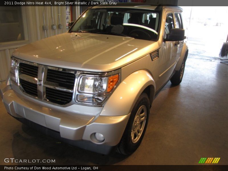 Bright Silver Metallic / Dark Slate Gray 2011 Dodge Nitro Heat 4x4