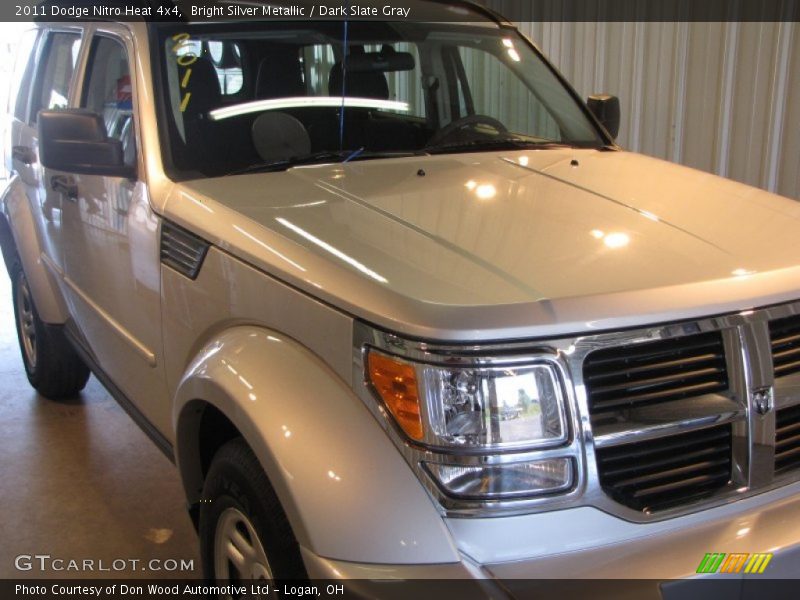 Bright Silver Metallic / Dark Slate Gray 2011 Dodge Nitro Heat 4x4