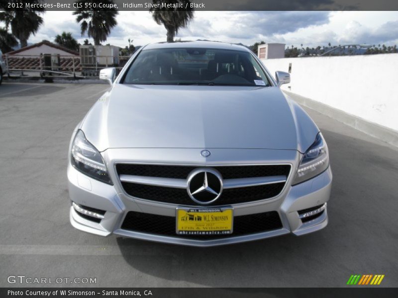 Iridium Silver Metallic / Black 2012 Mercedes-Benz CLS 550 Coupe