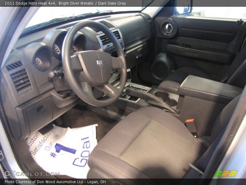Bright Silver Metallic / Dark Slate Gray 2011 Dodge Nitro Heat 4x4