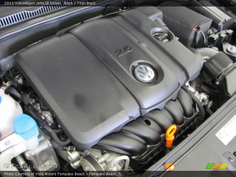 Black / Titan Black 2011 Volkswagen Jetta SE Sedan