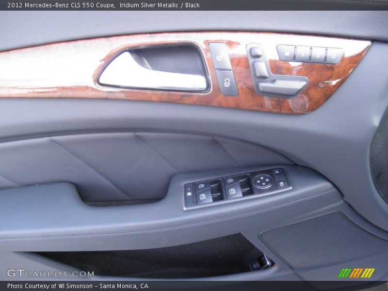 Iridium Silver Metallic / Black 2012 Mercedes-Benz CLS 550 Coupe