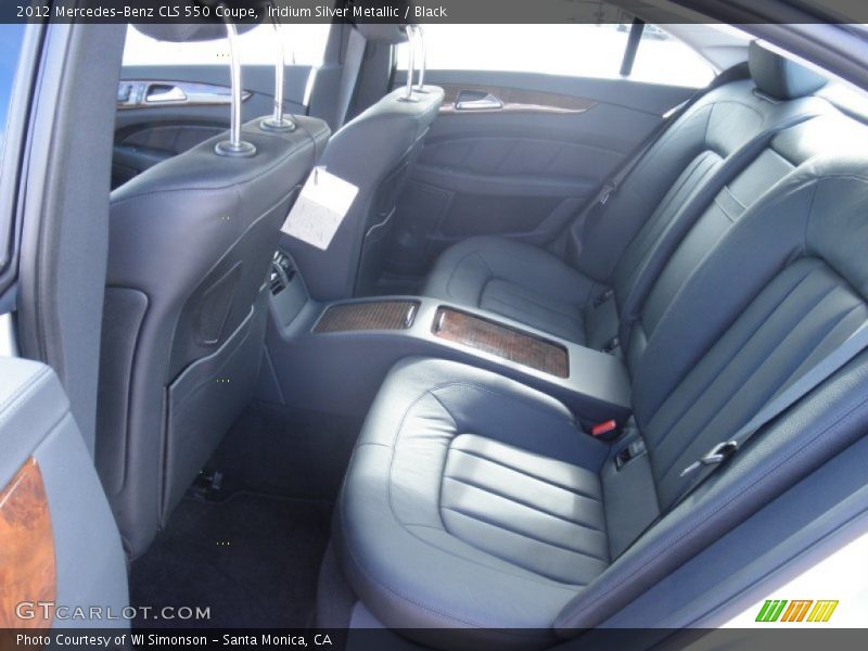 Iridium Silver Metallic / Black 2012 Mercedes-Benz CLS 550 Coupe