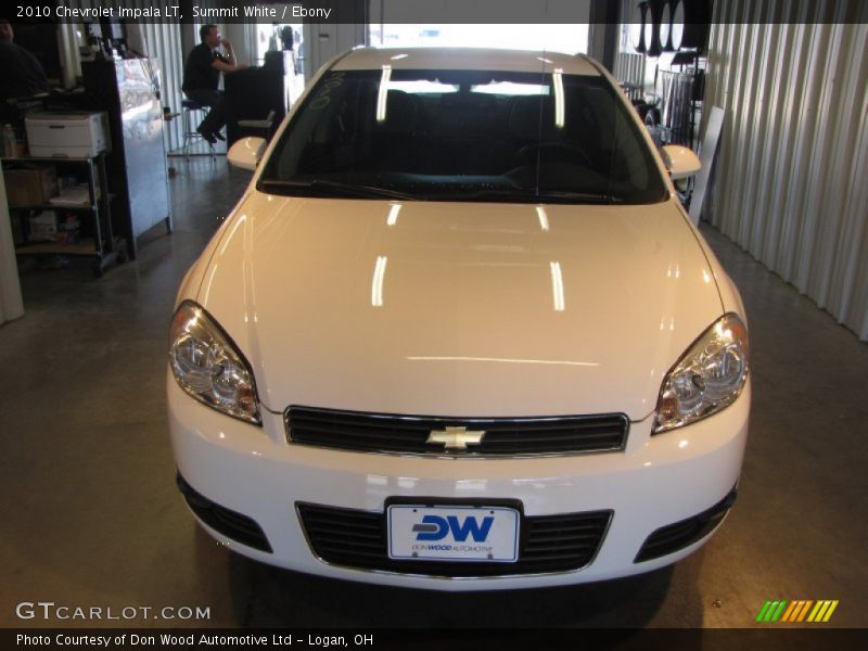 Summit White / Ebony 2010 Chevrolet Impala LT