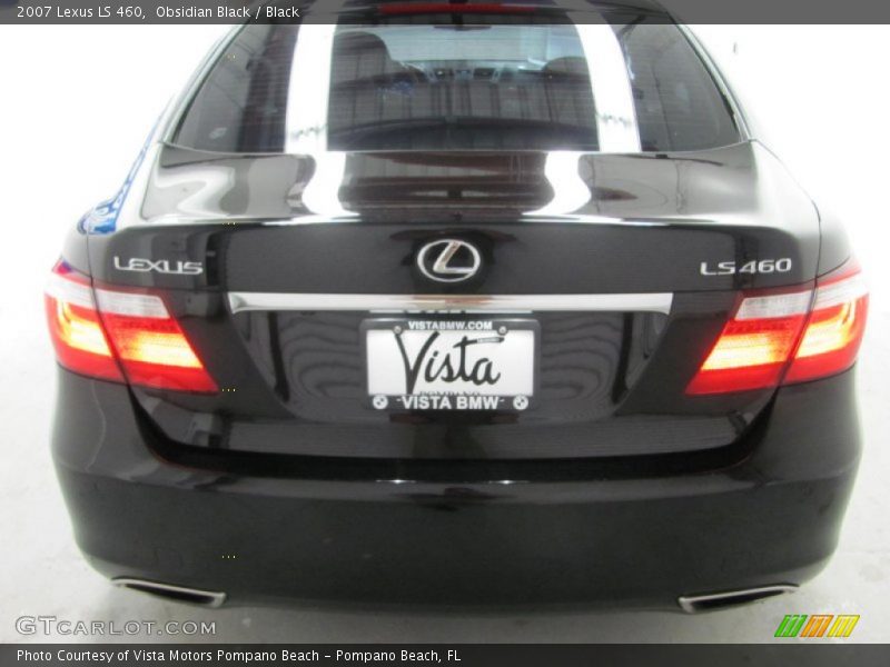 Obsidian Black / Black 2007 Lexus LS 460