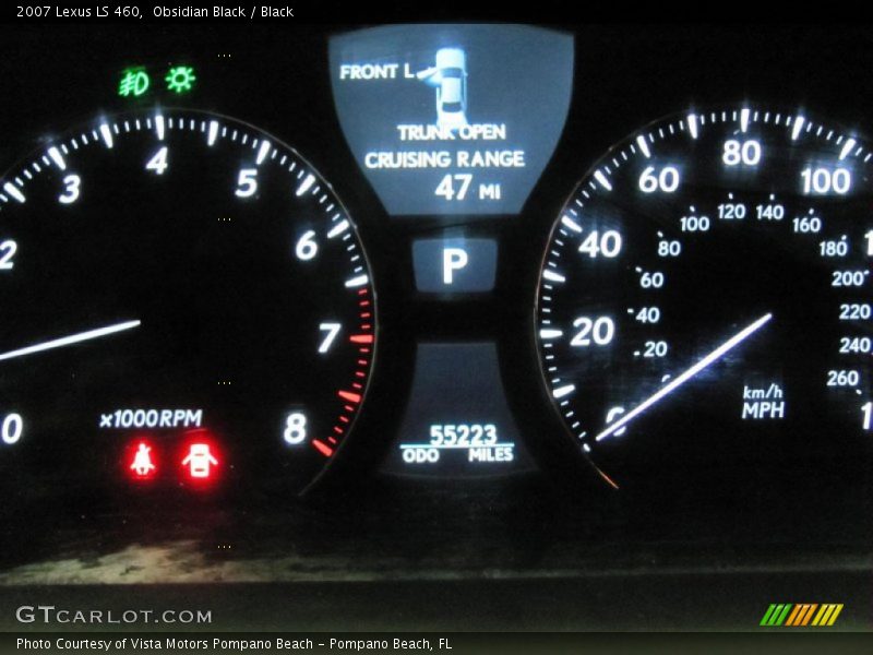 Obsidian Black / Black 2007 Lexus LS 460