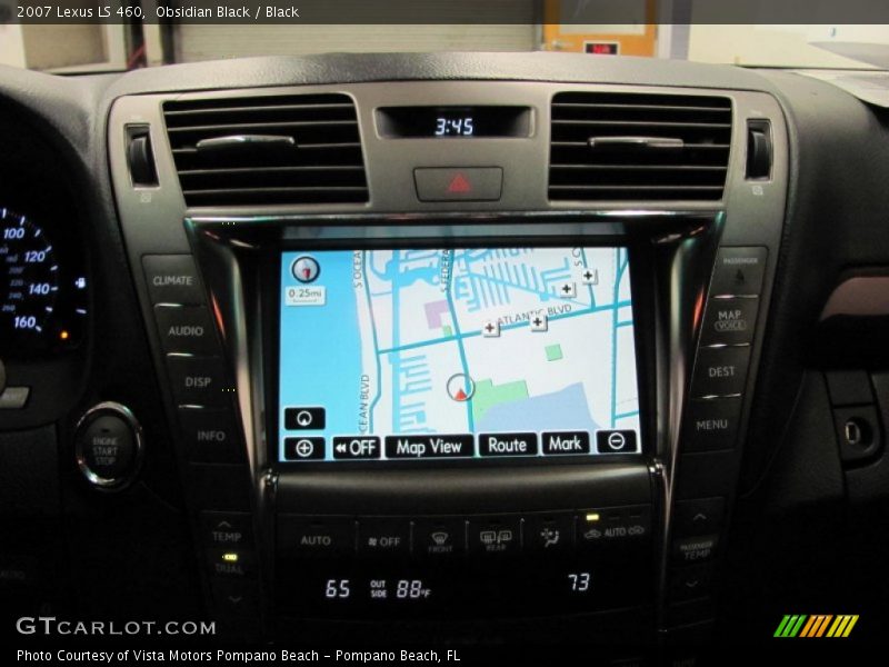 Obsidian Black / Black 2007 Lexus LS 460