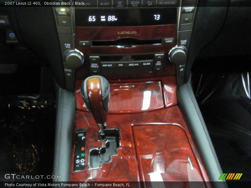 Obsidian Black / Black 2007 Lexus LS 460