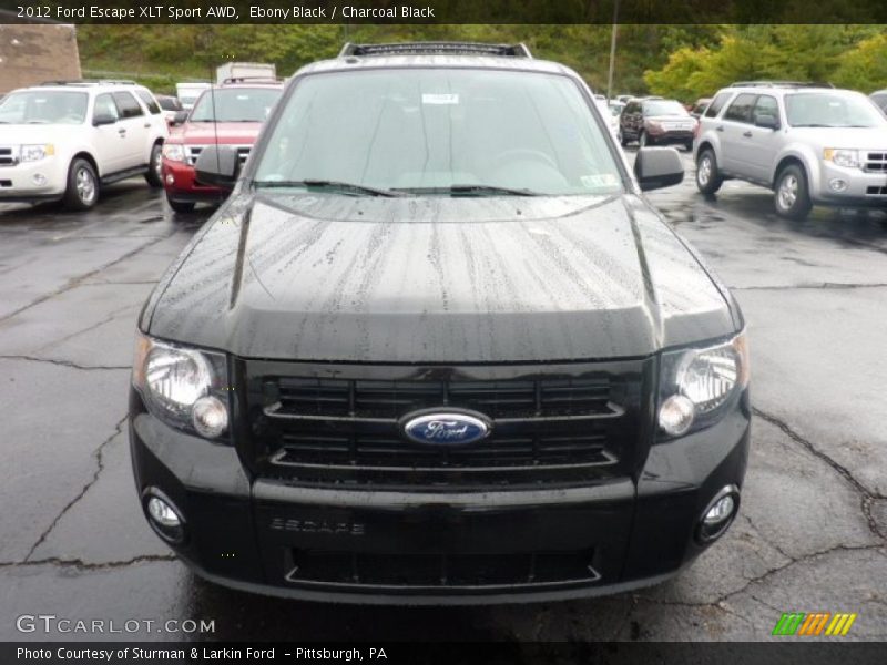 Ebony Black / Charcoal Black 2012 Ford Escape XLT Sport AWD