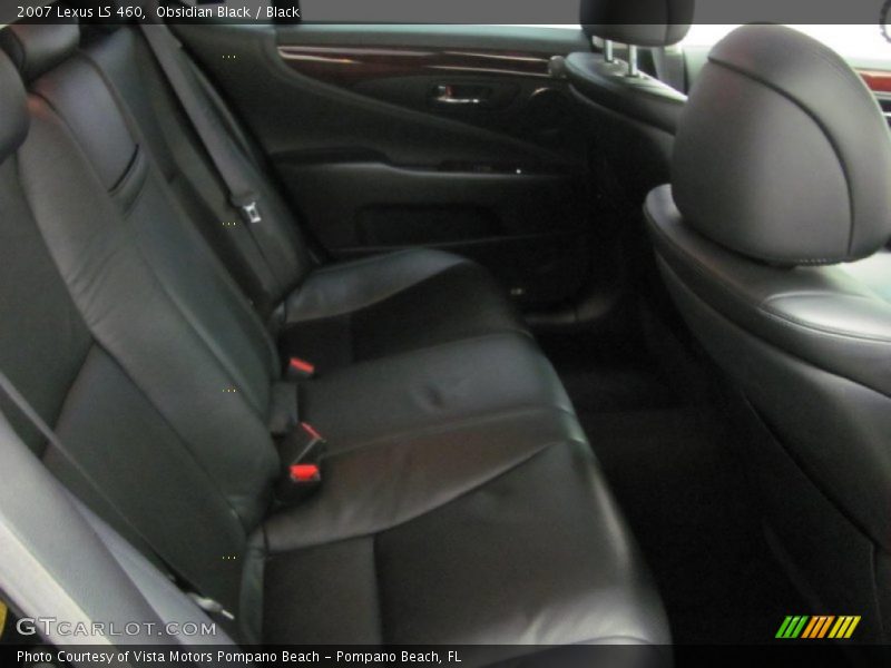 Obsidian Black / Black 2007 Lexus LS 460