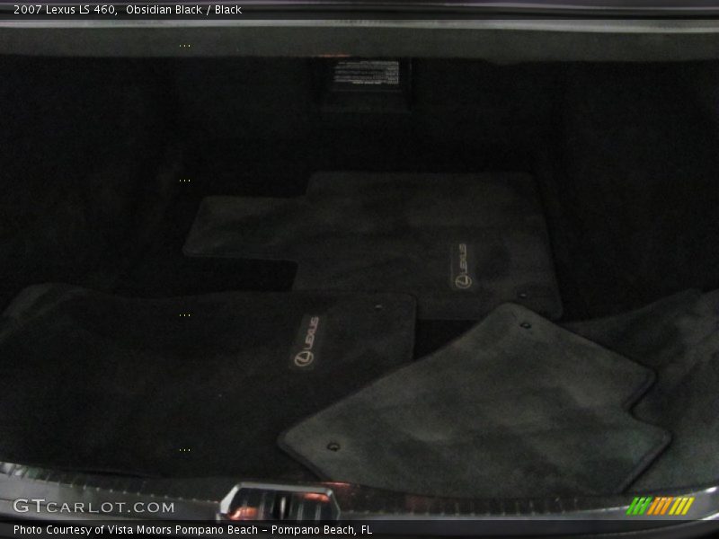Obsidian Black / Black 2007 Lexus LS 460