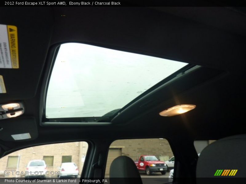 Ebony Black / Charcoal Black 2012 Ford Escape XLT Sport AWD
