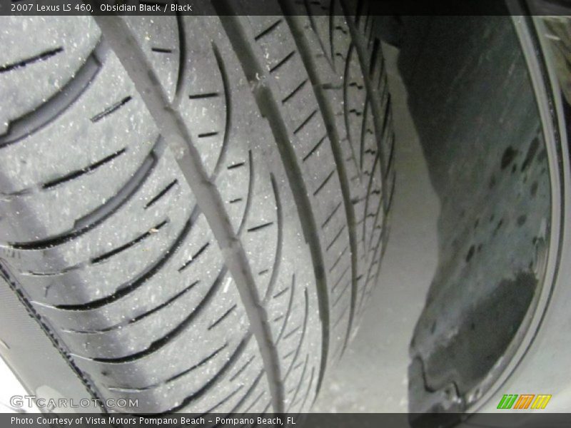 Obsidian Black / Black 2007 Lexus LS 460