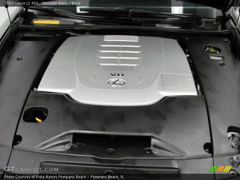 Obsidian Black / Black 2007 Lexus LS 460
