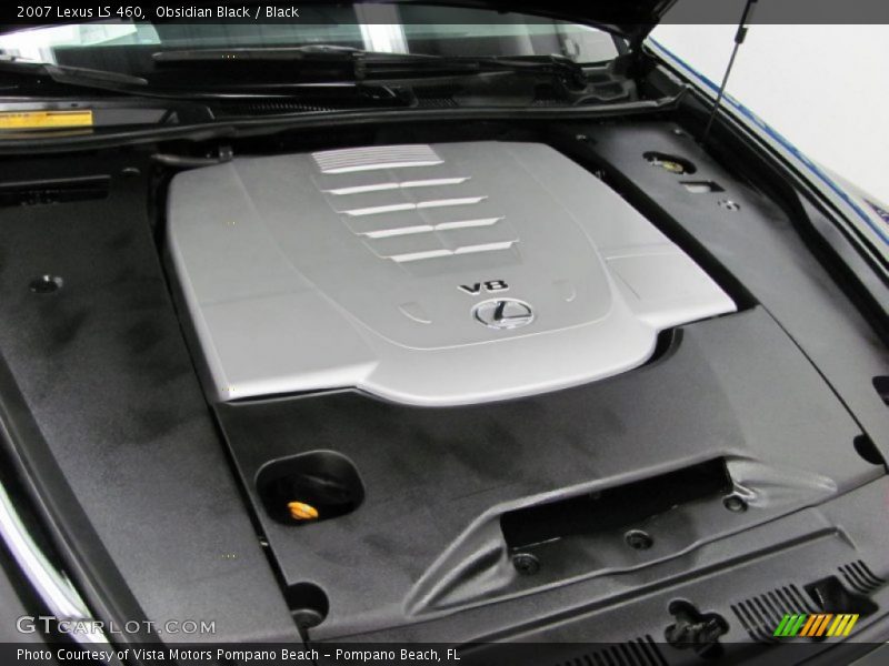 Obsidian Black / Black 2007 Lexus LS 460