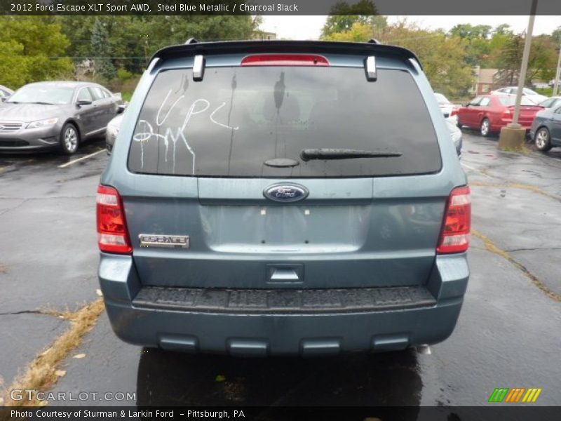Steel Blue Metallic / Charcoal Black 2012 Ford Escape XLT Sport AWD