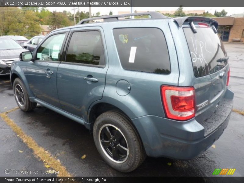 Steel Blue Metallic / Charcoal Black 2012 Ford Escape XLT Sport AWD
