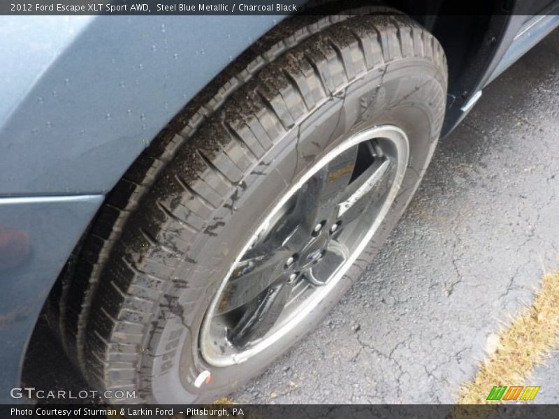 Steel Blue Metallic / Charcoal Black 2012 Ford Escape XLT Sport AWD
