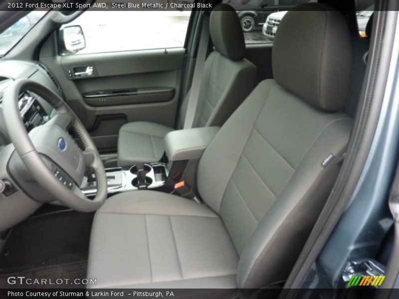 Steel Blue Metallic / Charcoal Black 2012 Ford Escape XLT Sport AWD
