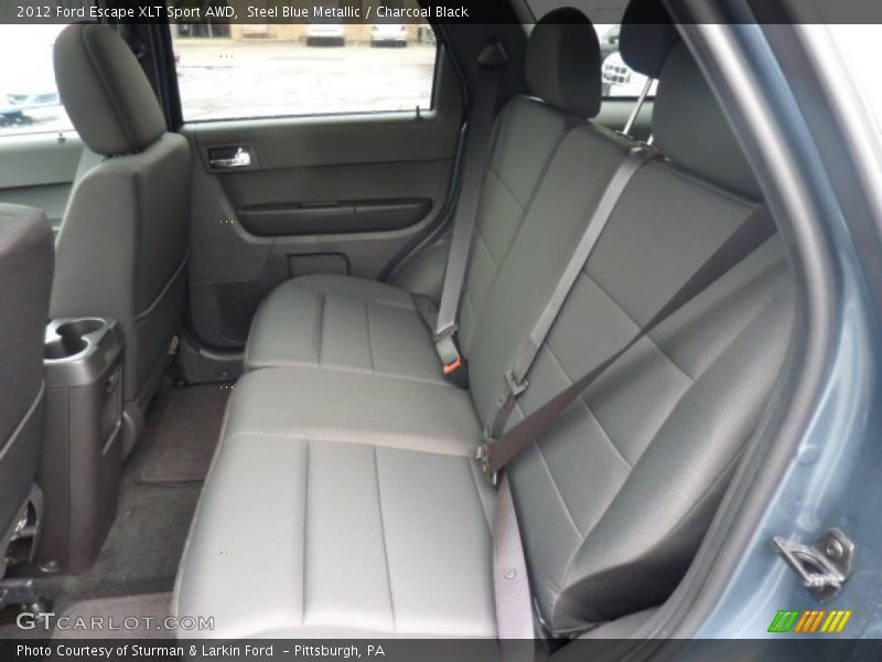 Steel Blue Metallic / Charcoal Black 2012 Ford Escape XLT Sport AWD
